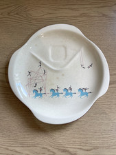 Beswick Circus Plate Vintage 1950s Mid Century Modern Stylish