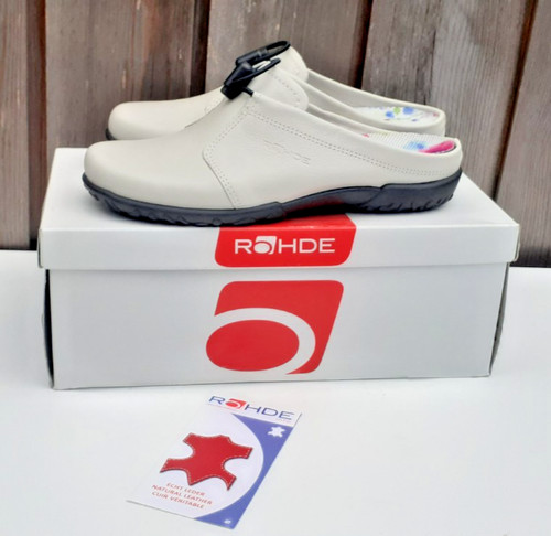 Rohde leather nubuck slip - leather, on