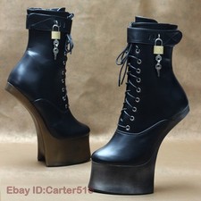 Women Fetish Ankle Boots 18cm