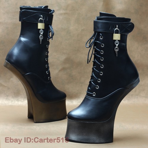 Women fetish ankle boots 18cm - ankle,
