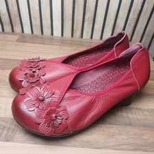 Socofy Womens UK 6 (255) Red