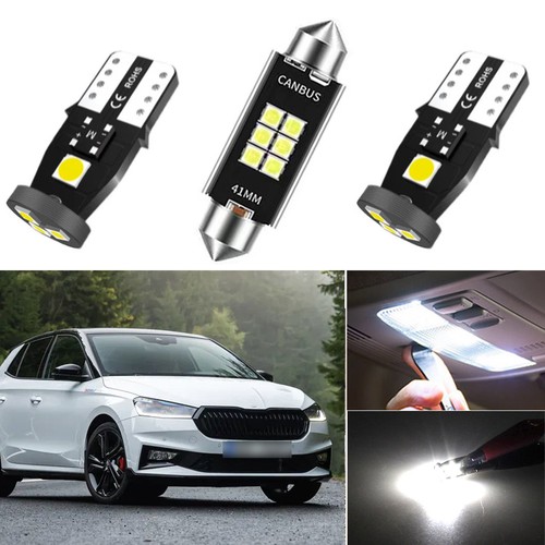 For skoda fabia - xenon, white