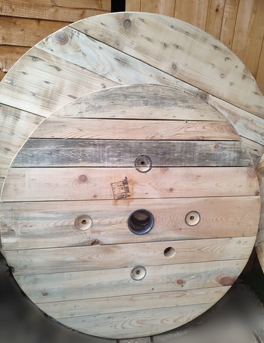 90cm wooden cable - cable, reel