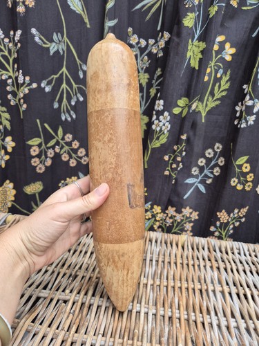 Vintage wooden plumbers bobbin - vintage,
