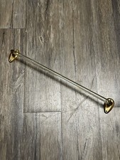 Vintage MCM Bent End Clear