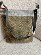 Harris Tweed Tote Bag Olive