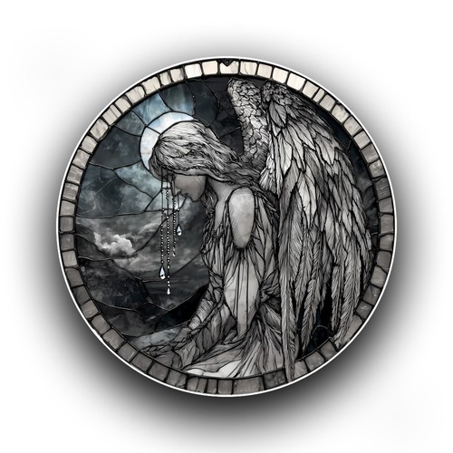 Gothic fallen angel - gothic, horror
