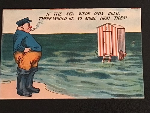 Early vintage comic seaside - early/vintage,