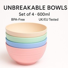 Unbreakable cereal bowls - unbreakable,