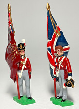 Mulberry Miniatures - Two British Flag Bearer Soldiers Napoleonic Wars Unboxed
