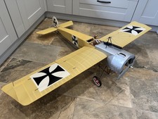 Scale Fokker Eindecker RC Plane 158cm Span OS Max 40FP Servos WW1 Warbird