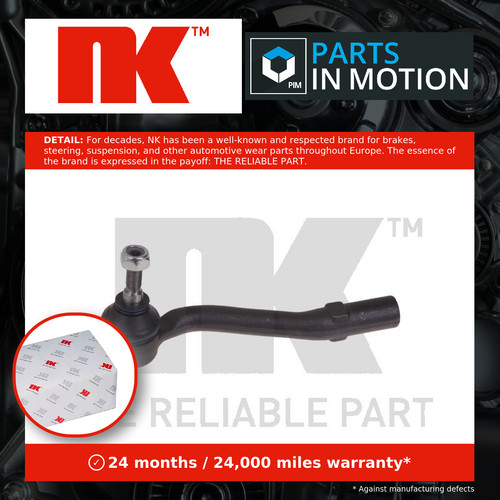 Tie track rod - track, fits