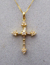 DIAMOND Fine ENCRUSTED CROSS
