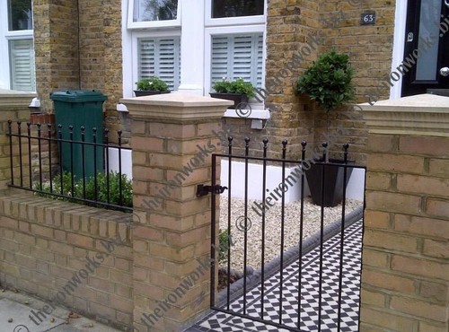 Wrought iron metal - iron, gate