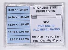 50x Set Knurled link pins for