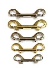 Double Ended Trigger Clip/Hook In Nickel Plated Or Brass Plated and Solid Brass