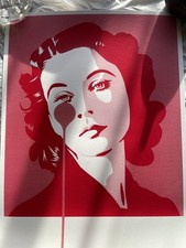 Pure Evil ACBF 2023 Screenprint of Vivien Leigh Signed & Numbered 