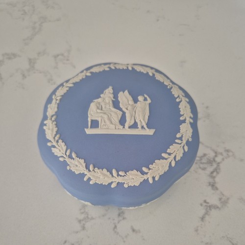 Wedgwood blue jasperware round - wedgwood,
