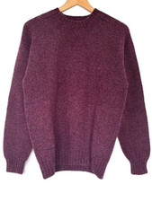 Gents Shetland Sweaters Saddle Shoulder Made in Scotland