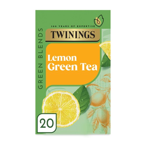 Twinings lemon green tea - lemon,