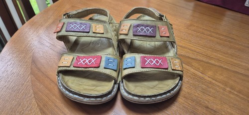 Pavers leather sandals new - leather,