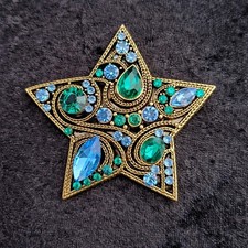 Star Brooch Vintage Inspired