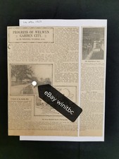 1923 ORIGINAL WELWYN GARDEN