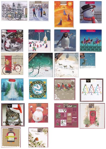 Charity christmas card packs - packs,