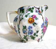 Vintage Floral Bird Chintz