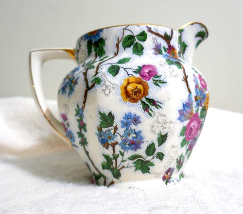 Vintage floral bird - vintage, chintz