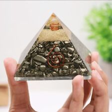 Pyrite Pyramid Money Fortune Spiritual Reiki Crystal Healing Meditation Energy