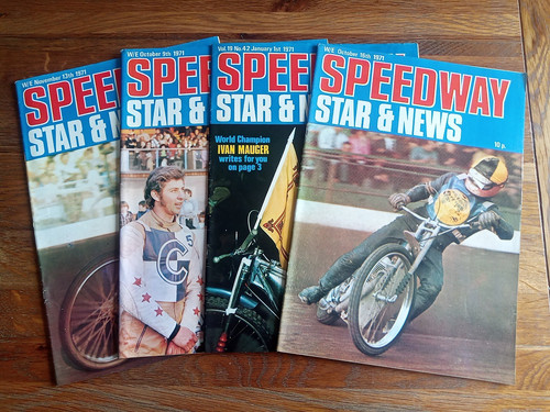 Speedway star magazines - star, x4