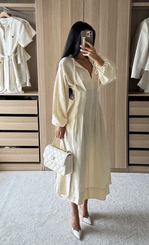 Zara new butter colour fitted - butter,