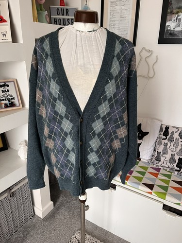 Vintage bhs lambs wool argyle - bhs,