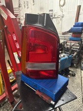 VW Transporter T5 2010-2016 Rear Light Lamp Red Clear Tailgate Drivers Right