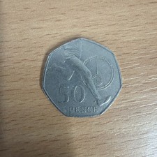 A 50p Rare Coin Football- pre