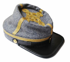 American Civil War Confederate Grey Wool Generals Kepi Hat Cap All Sizes Avail.