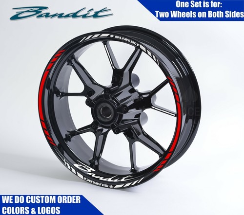 Suzuki bandit wheel decals - bandit,