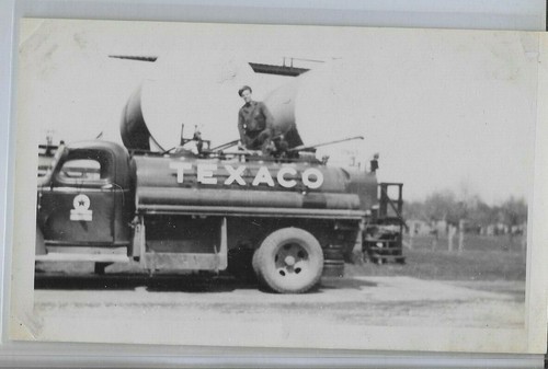 Vintage photo texaco - vintage, b&w