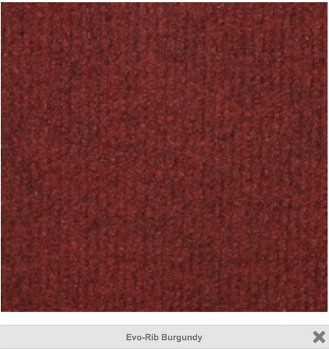 Burgundy cord carpet hard - cord,
