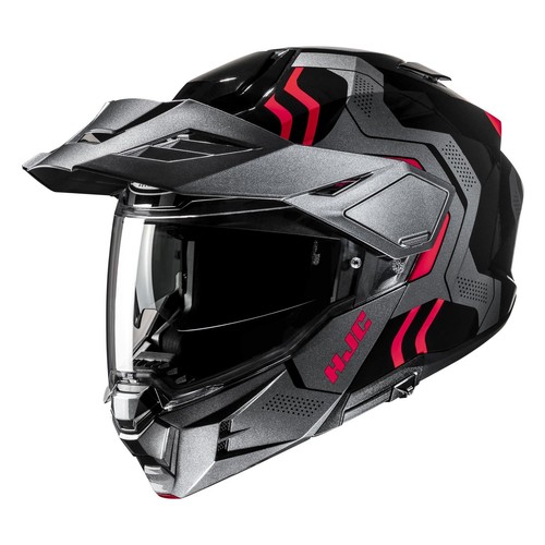 Hjc i80 velly mc1 red - red, up