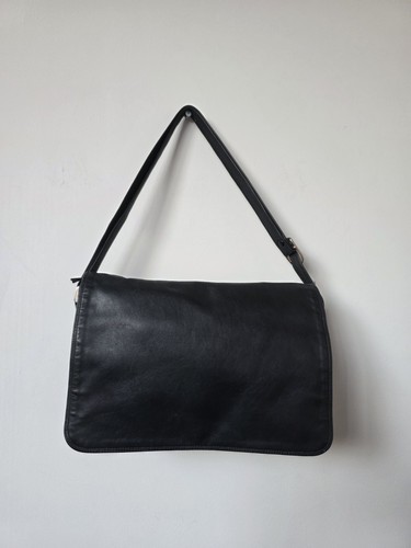 Tula black leather messenger - messenger, /