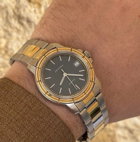 1980 vintage certina quartz - vintage,