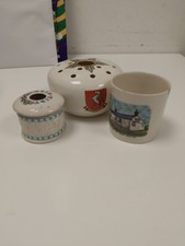 W.h Goss Crested Ware Pottery