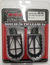 DRC Wide foot pegs CrMo Mid