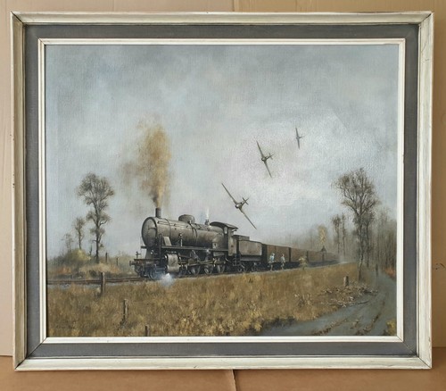 Steam train original oil - train,