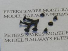 Peters Spares PS49 Replacement Mainline Small Round Buffers (Pk4) Blackened