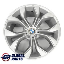 BMW X3 F25 Rear Silver Wheel Rim Alloy 19" Y Spoke 608 9,5J ET:48 6862891