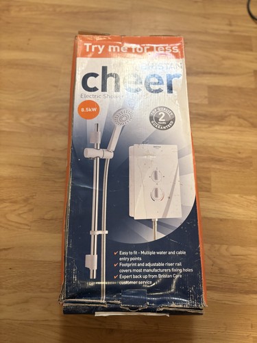 Bristan cheer 5kw white - cheer, 8.5kw