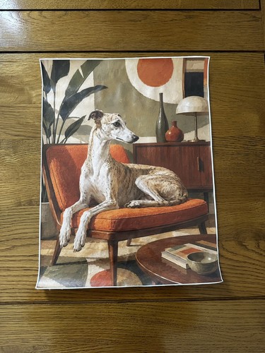 Art canvas print brindle - print, of